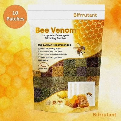 BIFRRUTANT Bee Venom Herbal Foot Patches Daily Balance Pads for Stress Relief and Energy(100 g)
