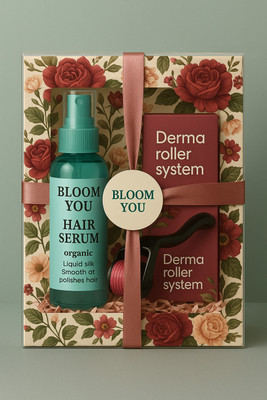 BLOOM YOU Derma Roll & Nourish Set(100 ml)