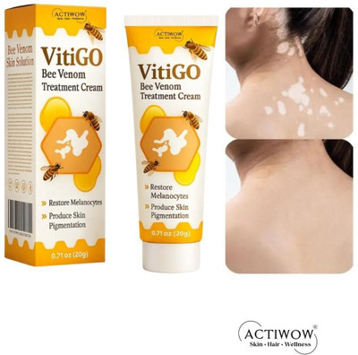 ACTIWOW Vitigo Bee Venom Cream for Radiance All Day(100 g)