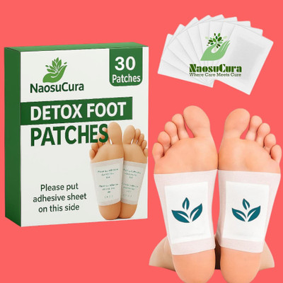 Naosucura Herbal Therapy Foot Pads For Overnight Toxin Relief And Calming Experience(180 g)