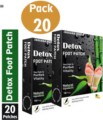 INDIANA HUDA Detox Foot Patch HealSutra Pads for Circulation Pack of 2(20 g)