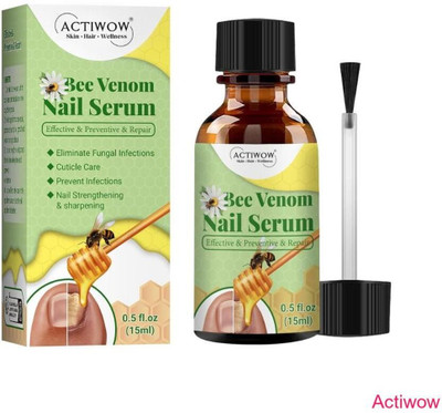 ACTIWOW Bee Venom Nail Serum Smooth Finish Serum(20 ml)