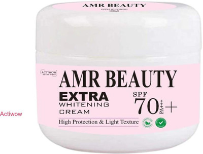 ACTIWOW AMR BEAUTY Extra Whitening Cream with Moisturizing and Glow Boost(50 g)