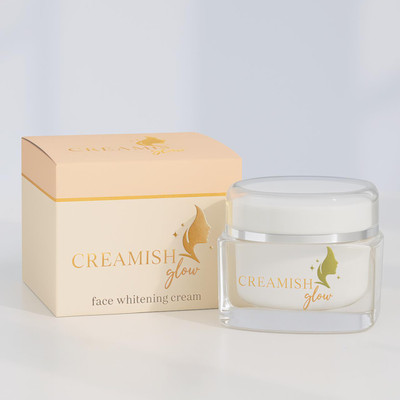 creamish glow Whitening Face Cream, Korean Skincare, Brightening and Hydrating Formula(30 g)
