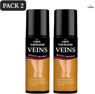 LORSHEL Varicose Vein Spray - varicose vein relief for feet for muscle pain relief va...(60 ml)
