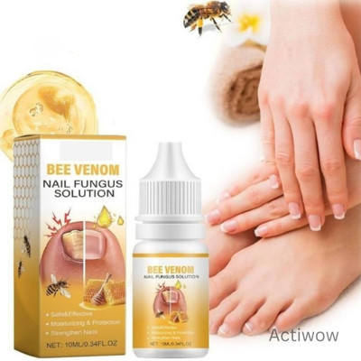 ACTIWOW Bee Venom Nail Fungus Solution for Smooth Nails & Fungus Relief(10 ml)