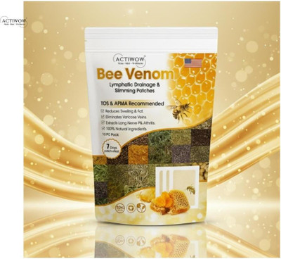 ACTIWOW Bee Venom Foot Patches Gently Flush Out Impurities Overnight SKT(100 g)