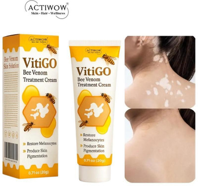 ACTIWOW Vitigo Bee Venom Cream for Youthful Skin Texture Cream(100 g)