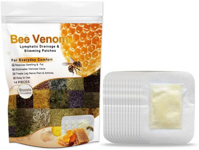 HASRU Bee Venom Foot Patch Pack of 10 - Detox Patche, Stress Relief & Sleep(150 g)