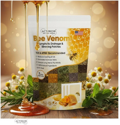 ACTIWOW Bee Venom Foot Patches Toxin-Free Life Starts With Bee Detox SKT(100 g)