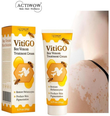 ACTIWOW Vitigo Bee Venom Cream for Red Spot Relief(100 g)