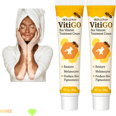GOIEZ Bee Venom Vitigo Treatment Cream For Skin Pigment Care – Pack Of 2(60 g)