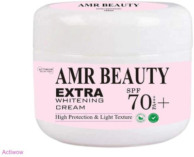 ACTIWOW AMR BEAUTY Extra Whitening Cream for Smooth & Even Tone(50 g)