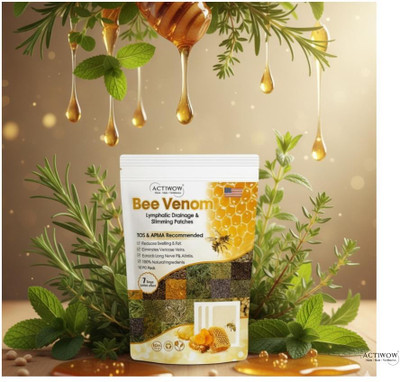 ACTIWOW Bee Venom Foot Patches Promote Foot Comfort and Gentle Detox SKT(100 g)