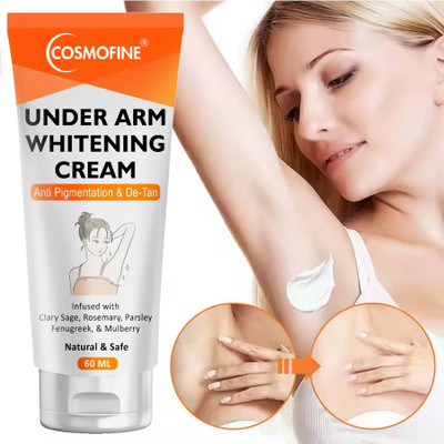 cosmofine Under Arm Whitening Cream, Removes Underarm Pigmentation, Patches & Tanning & Dark Spots(60 ml)