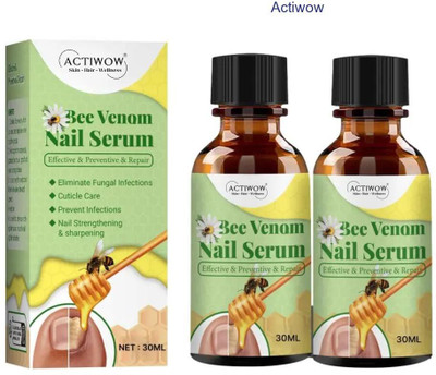 ACTIWOW Bee Venom Nail Serum Instant Strength & Repair Drops A001(20 ml)