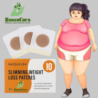 Naosucura Weight Loss Patches For Belly, Thigh & Arm Fat Control | Herbal | 10 Pack(50 g)