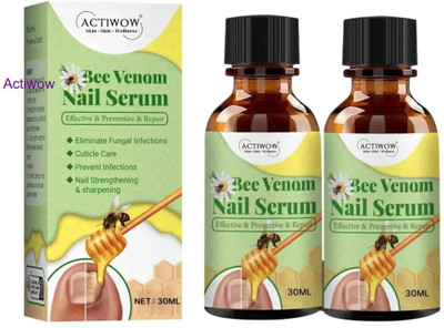 ACTIWOW Bee Venom Nail Serum Keratin Boost for Fragile Nails A001(20 ml)