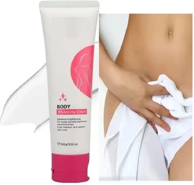 Jiwoo Full body Whitening Cream For Private Parts Skin Brightening & Lightening Cream(100 g)