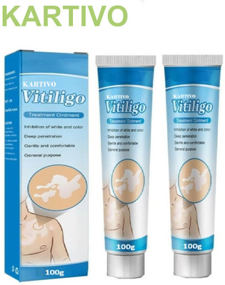 KARTIVO Vitiligo Gentle Hydrating Cream Pack of 2(200 g)