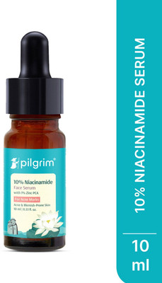 Pilgrim 10% Niacinamide Face Serum for Men and Women|Reduce Acne Mark|Bright Skin(10 ml)
