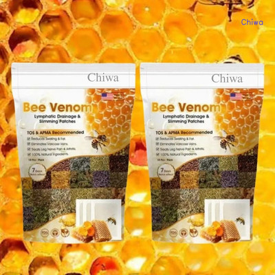 CHIWA Bee Venom Detox Foot Care Patches Designed for All-Day Confidence and Care