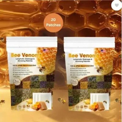 venvo Bee Venom Foot Patches and Detoxification Patch For Men And Women Combo of 2 pack(200 g)