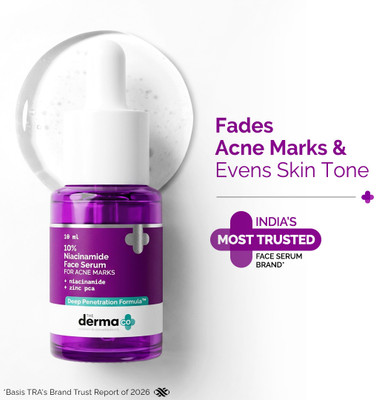 The Derma Co 10% Niacinamide Face Serum For Acne Marks And Acne Prone Skin For Men and Women(10 ml)