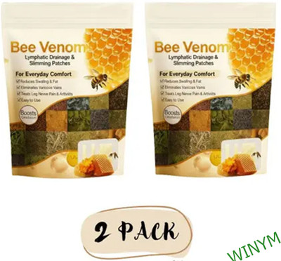 Winym Bee Venom Foot Patches Wellness Detox Aid (20 patches)(200 g)