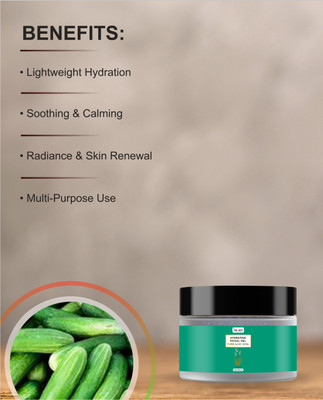 Bejoy Light Hydrating Facial Gel Pure Rosewater| Soothes & Renews Hydration | Unisex Face Gel(50 g)