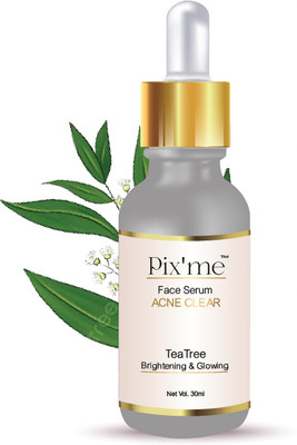 Pix'me Tea Tree Serum for Face, Acne Breakouts & Pimples(30 ml)