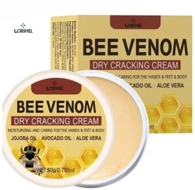 LORSHEL Bee Venom Dry Cracking Cream for Hands and Feet Skin Moisturizing Care(50 g)