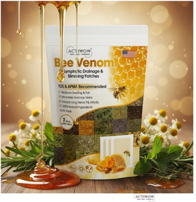 ACTIWOW Bee Venom Foot Patches Feel Cleaner, Inside and Out SKT(100 g)