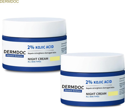 DermDoc 2 Kojic Creams for Brighter, Clearer Complexion(100 g)