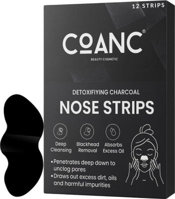 COANC Fiber Blackhead Remover Strips(Pack of 12)