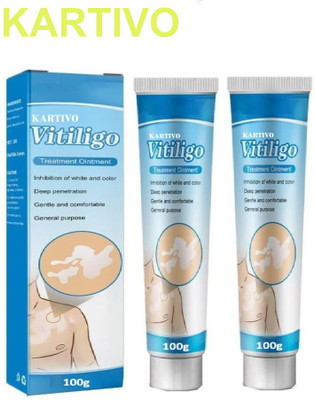 KARTIVO Vitiligo Herbal Mild Cream Pack of 2(200 g)