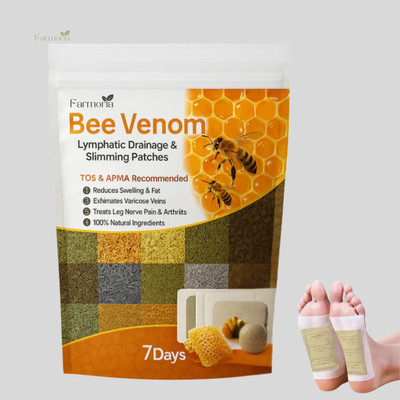 FARMORIA Bee Foot Patches | Detoxify Stress Relief with Essential Oils(100 g)