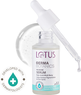 LOTUS DERMA BOTANICS Hi-Dose Serum Kojic Acid + Multi Berry | Reduce Pigmentation |For Sensitive skin(28 ml)