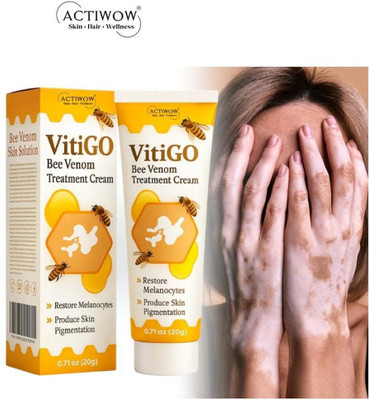ACTIWOW Vitigo Bee Venom Cream for Clean Beauty Lovers(100 g)