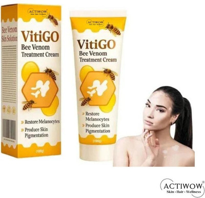 ACTIWOW Vitigo Bee Venom Cream for Post-Facial Repair(100 g)