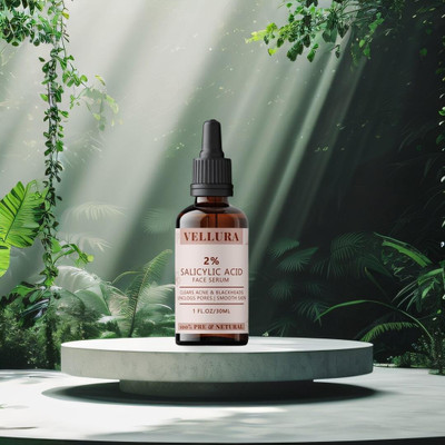 VELLURA Ayurvedic Salicylic Serum for Daily Gentle Exfoliation(30 ml)
