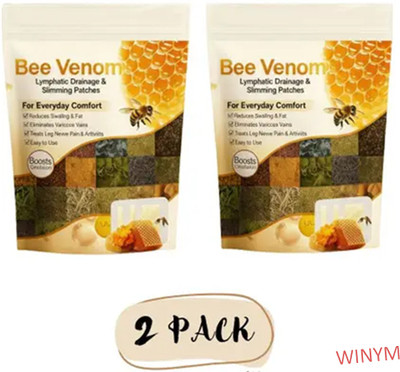 Winym Bee Venom Foot Patches Reset and Body Cleanse Aid (20 patches)(200 g)