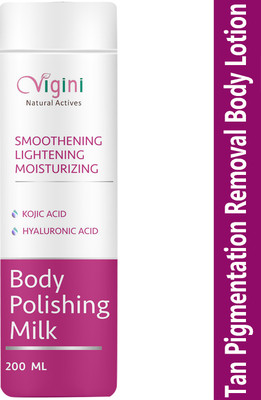Vigini Pigmentation Tan Removal Skin Lightening Brightening Moisturizer Body Lotion Scrub(200 ml)