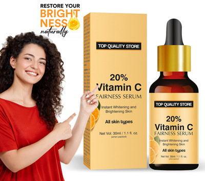 Top Quality Store vitamin c serum for skin whitening gora hone wala cream(30 ml)