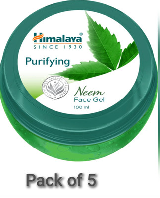 Himalaya Herbals Neem face gel ( pack of 5)(100 g)