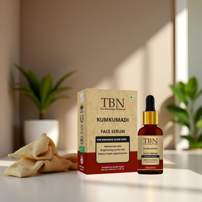TBN Kumkumadi Face Serum for Improved Skin Tone and Glow Boost(30 ml)