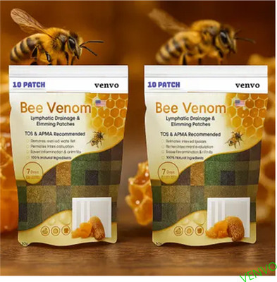 venvo Bee Venom Foot Patches Body Cleansing Support (20 patches)(200 g)