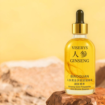 Viserys Ginseng Gold Serum | Advanced Anti-Ageing Solution with Polypeptides, 24K Gold & Vitamin C | Hydrating, Glowing Skin(30 ml)