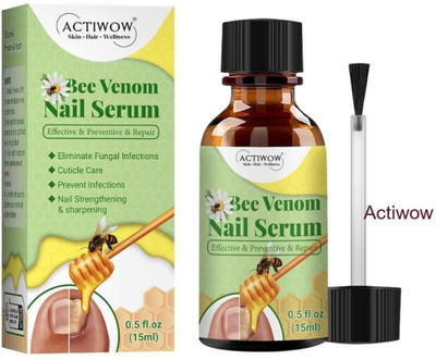 ACTIWOW Bee Venom Nail Serum Healing Glow Elixir(20 ml)