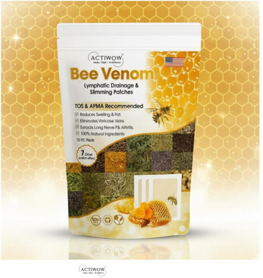 ACTIWOW Bee Venom Foot Patches Organic Way to Flush Out Chemical Toxins SKT(100 g)